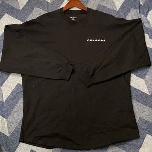 Authentic Warner Bros. Friends long sleeve shirt (spirit jersey). Black